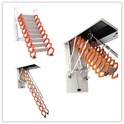Attic Ladder Aluminium Folding Telescopic Loft 
