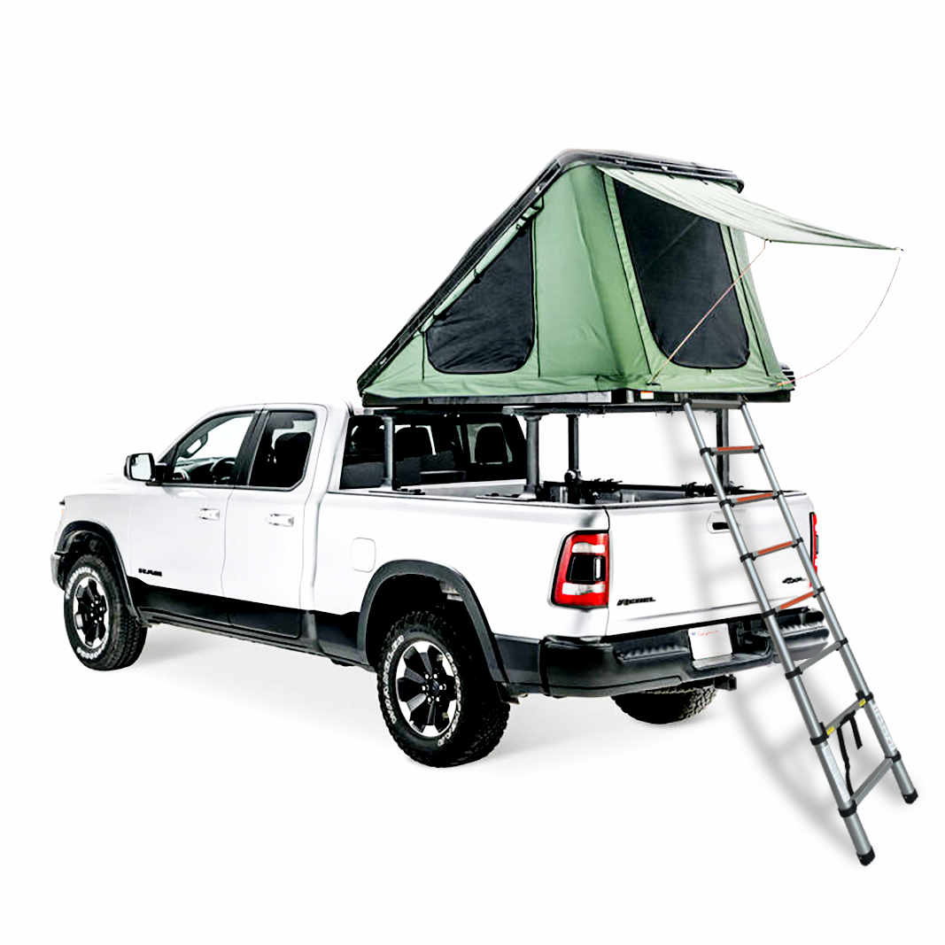 New Roof Tent Ladder Telescopic Aluminum Ladder with Hook