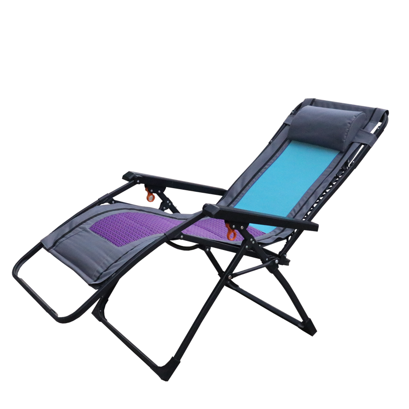Beach Lounger Chair Outdoor Zero Gravity Folding Reclining Lounge Chair