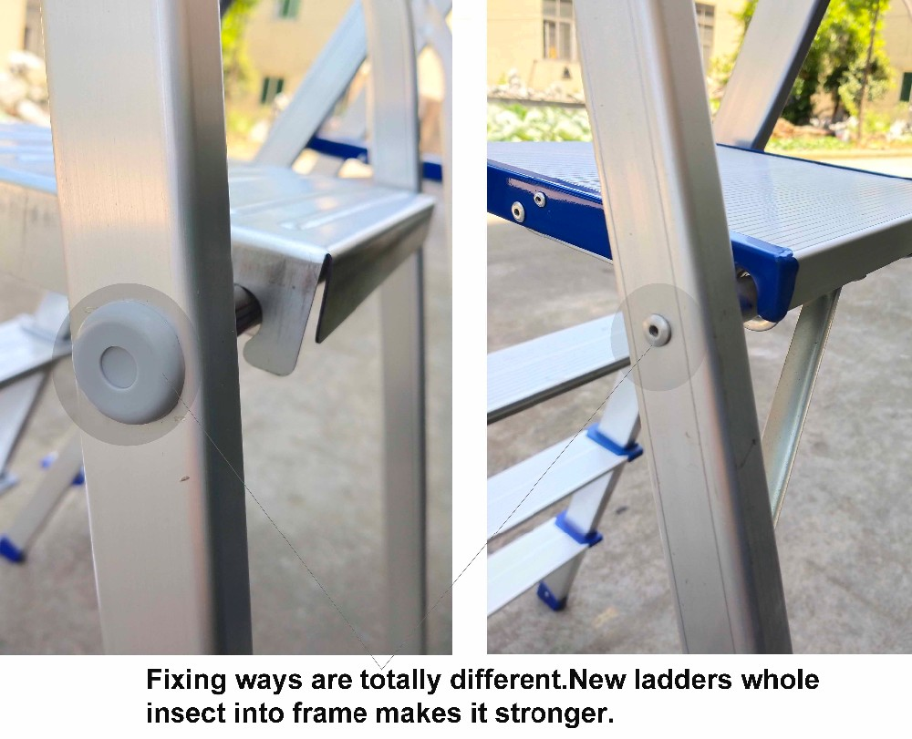 Aluminum Alloy Folding Household Ladder D-type Ladder