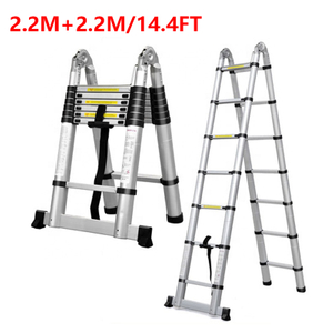4.4M Double Side Aluminum Telescopic Ladder