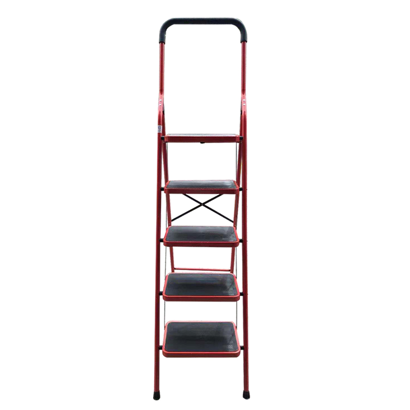 Available High Handrail Stool Household Steel Ladder Iron Ladder