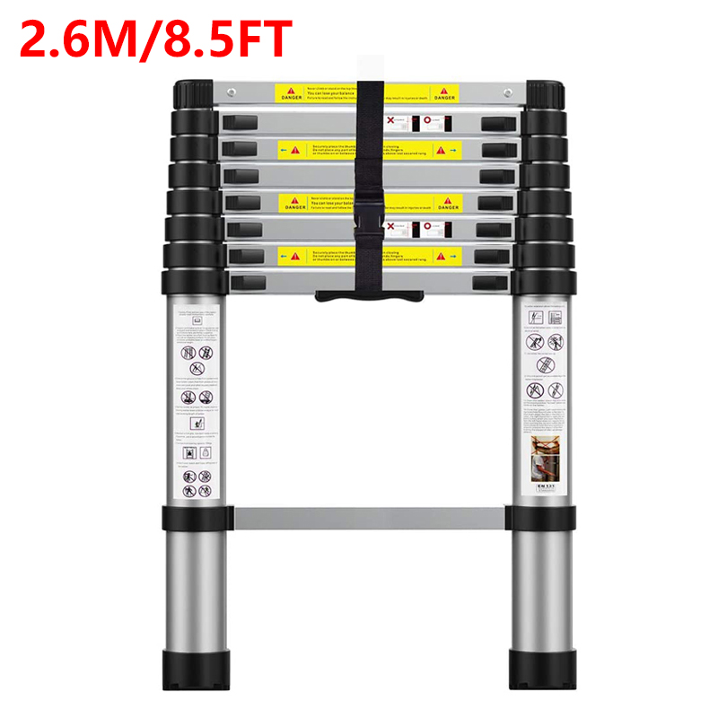 2.6m/8.5FT One-Side Telescopic Aluminum Ladder