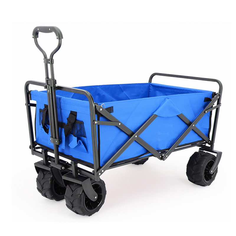Big Wheels Camping Trolley Wagon Cart Folding Portable Beach Cart