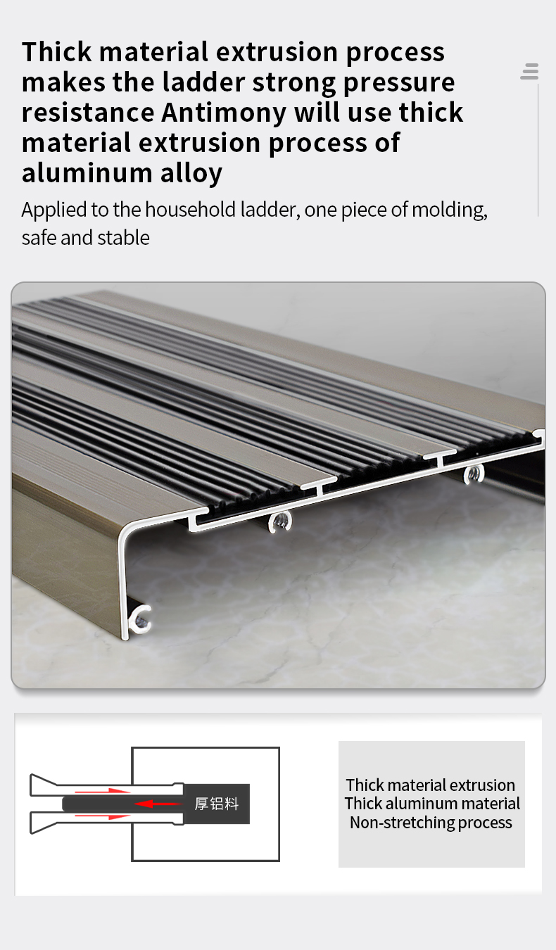 Aluminum Alloy Household Ladder Folding Ladder 