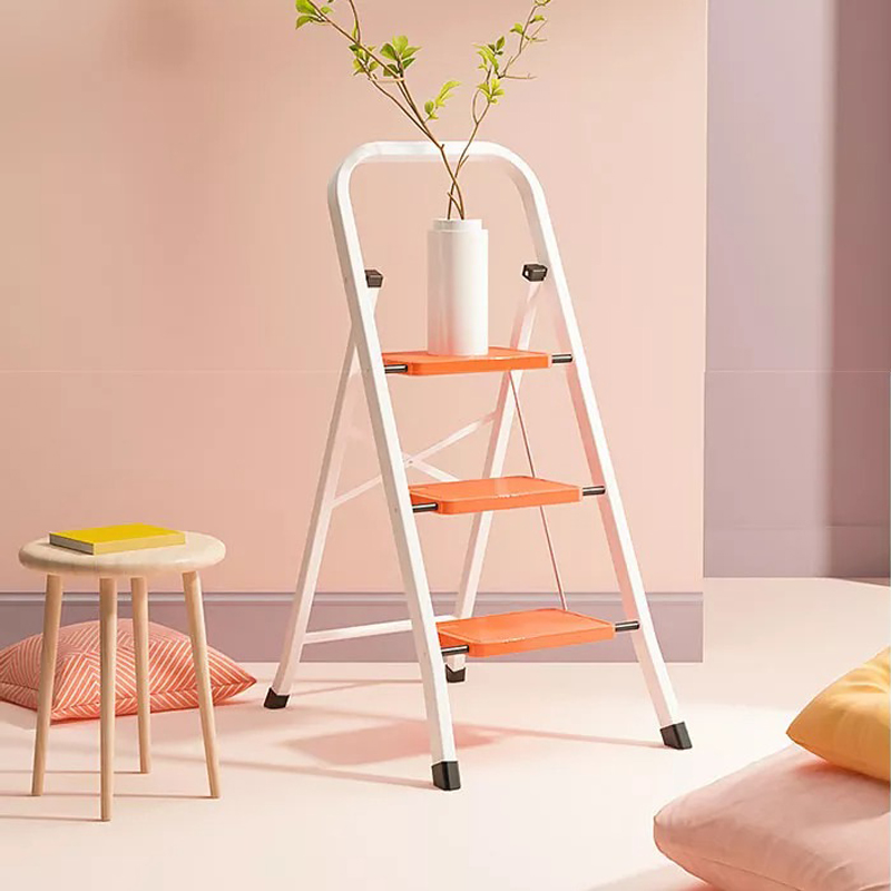 Steel Ladder Available Square Tube Iron Ladder Candy Color Ladder