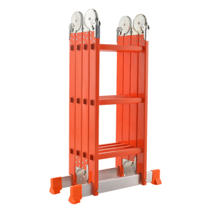 Multi-purpose Aluminum Stairs Ladder Large Joint Orange