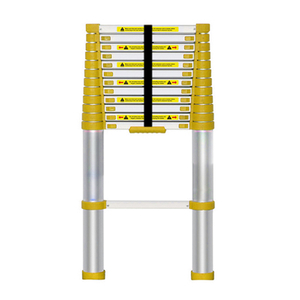 Yellow One-Side Aluminum Telescopic Ladder