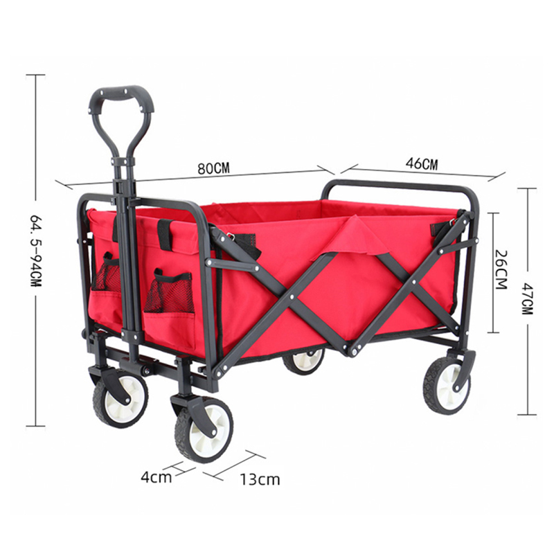 Camping Trolley Cart Folding Wagon Portable Beach Cart