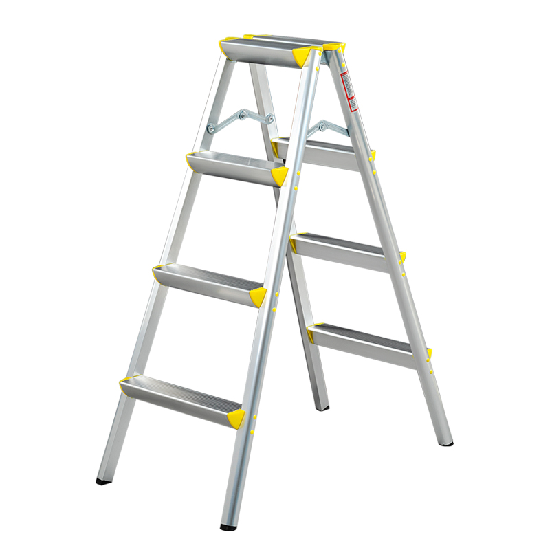 Aluminum Alloy Herringbone Household Telescopic Double-sided Ladder