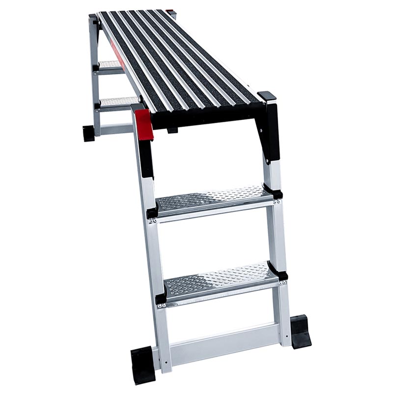 New Update Aluminum Alloy Folding Working Platform with Ladder 