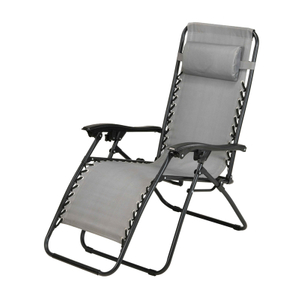 Outdoor Foldable Beach Chair Zero Gravity Recliner Chair