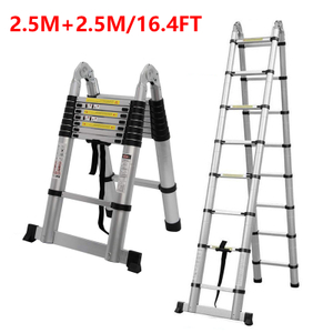 5.0M Double Side Aluminum Telescopic Ladder