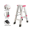 Aluminum Alloy Herringbone Household Telescopic Double-sided Ladder