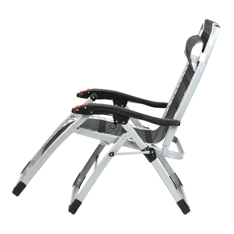 Reclining Lounge Chair Foldable Zero Gravity Chair Fabric Beach Chairs Beach Foldable Chair