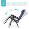 Lounge Chair for Office Outdoor Modern Recliner Chair Lounge Zero Gravity with Sunshade