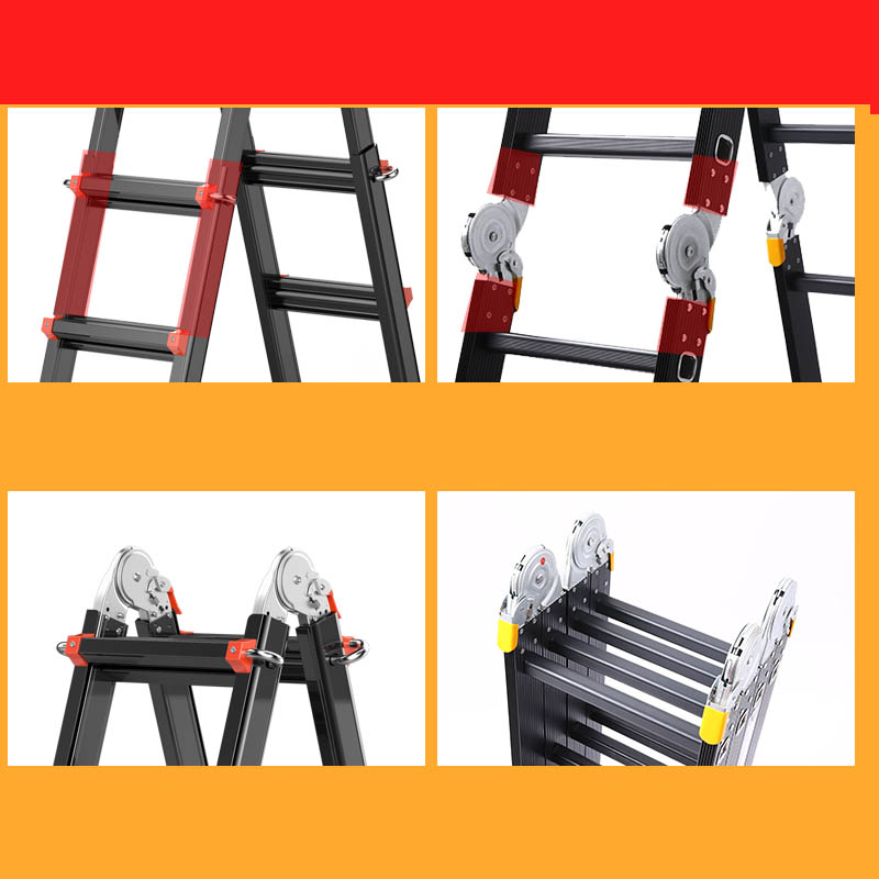 certa 4.49 m ultimate multipurpose aluminium foldable telescopic ladder
