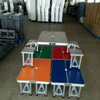 Wholesale Different Colors Can be Customized Outdoor Aluminum Folding Tables Chair Portable Tables