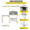 Outdoor Picnic Table Cabinets And Storage with Fold Out Mobile Kitchen Table Folding Table with Cuttng Board Top 