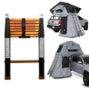 New Tent Ladder Telescopic Aluminum Roof Tent Ladder with Handrail