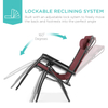 Aluminum Beach Chairs And Umbrellas Zero Gravity Lounge with Sun Shade