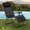 Outdoor Lounge Office Folding Zero Gravity Reclin Foldable Beach Chair Yard