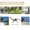 Lounger Chairs Portable Outdoor Zero Gravity Foldable Beach Chair