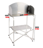 Multifunctional Table with Folding Shelf Outdoor Folding Table with Storage Folding Shelves Table