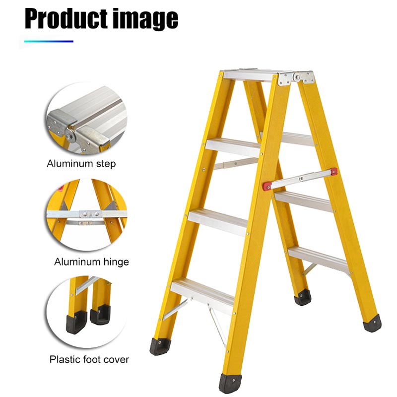 double side fiberglass ladder details