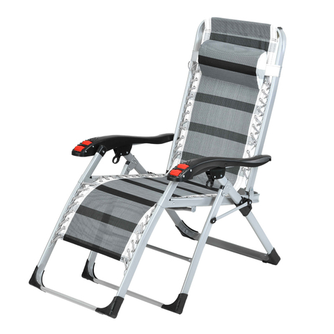 Reclining Lounge Chair Foldable Zero Gravity Chair Fabric Beach Chairs Beach Foldable Chair