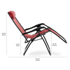 Lounge Chair for Office Outdoor Lounge Office Folding Zero Gravity Reclin 