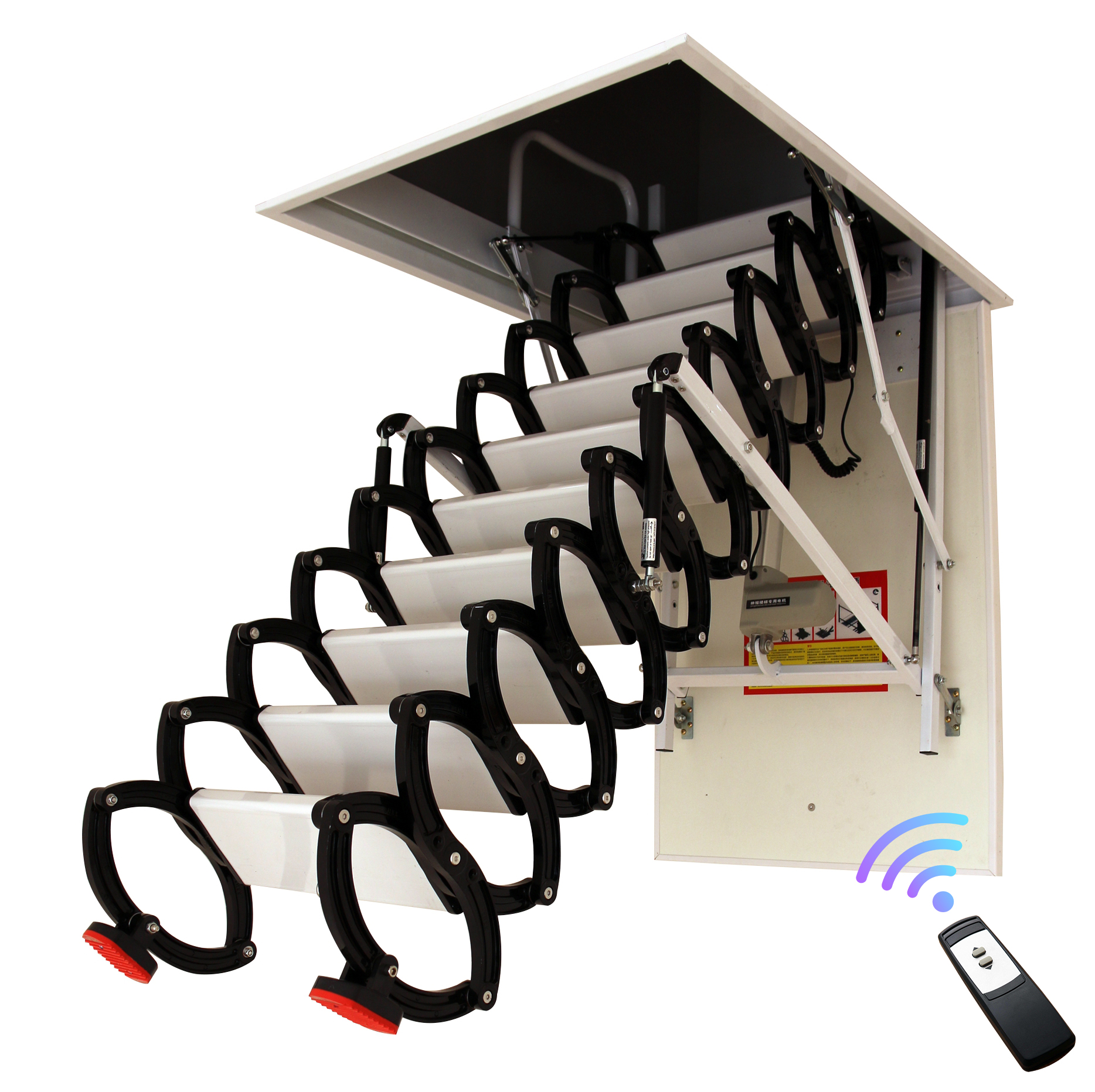 aluminum alloy frame premium telescoping ladder