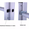 Double Extension Steps Ladder Aluminum Stairs