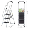 Available High Handrail Stool Household Steel Ladder Iron Ladder