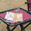 Camping Folding Table with Mesh Drink Holders