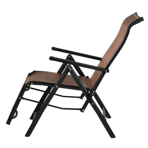 Beach Foldable Chair Camping Folding Chair Rattan Lounge Chair