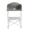 Multifunctional Table with Folding Shelf Outdoor Folding Table with Storage Folding Shelves Table